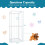 Standing Plush Toy Organizer Shelf with Elastic Band 3