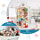 Standing Plush Toy Organizer Shelf with Elastic Band 4