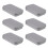 6Pcs Rectangular Tin Box Metal Tinplate Containers For Travel Home Organization 8