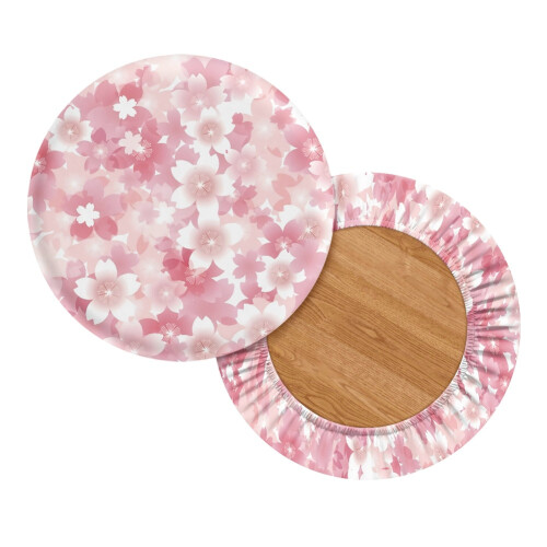 Cherry Blossom Bar Stool Cover Cushion L 2-Piece 1