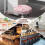 Cherry Blossom Bar Stool Cover Cushion L 2-Piece 5