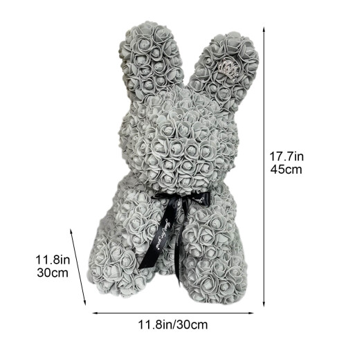 Foam Bunny Valentine's Day Simulation Rose Cuddle Gift 1