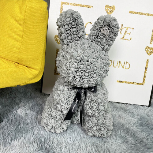 Foam Bunny Valentine's Day Simulation Rose Cuddle Gift 2