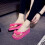Women's Thong Sandals Slip-On Platform with Bow 7
