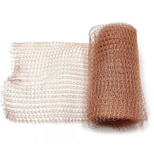 Copper Mesh Roll Rustproof 5 in x 9.6 ft 1