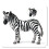 Zebra Toy Wild Animal Figurine Plastic Office Decor Gift 1 2