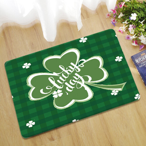 St. Patrick's Day Welcome Doormat Home Decor 2