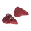 Motorcycle Mirror Block Off Plates for R6 2017–2024 Red 2 2