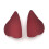 Motorcycle Mirror Block Off Plates for R6 2017–2024 Red 2 7