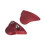 Motorcycle Mirror Block Off Plates for R6 2017–2024 Red 2 5