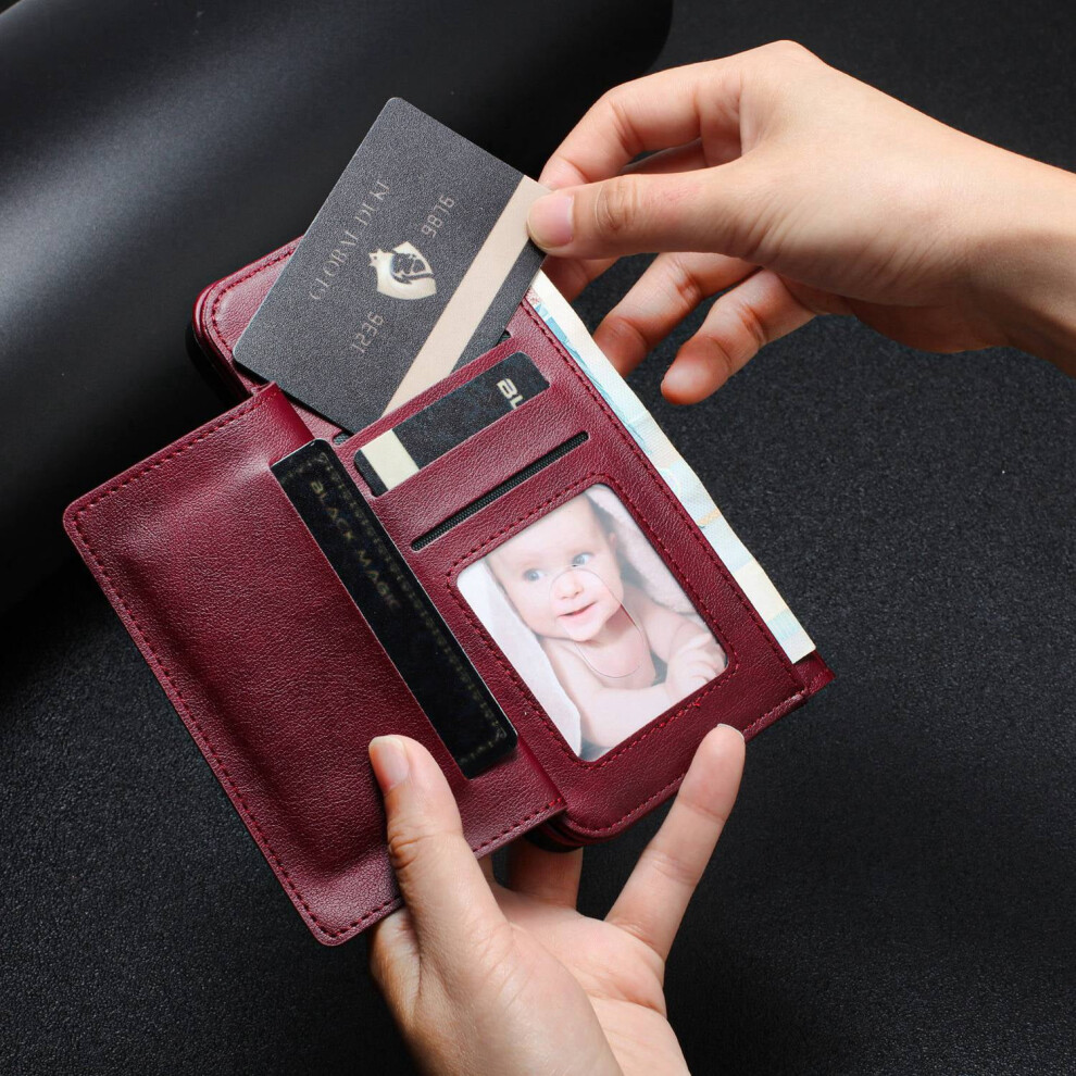 Samsung Galaxy S6 Edge Wallet Case Leather Magnetic 913211581551