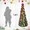 7.5FT Pop-Up Christmas Tree with LED Lights Pre-Lit 2