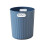 Small Round Trash Can Plastic 1.9 Gallon Blue 2