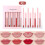 Matte lippenstift en lipliner set4+4 5