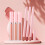 Matte lippenstift en lipliner set4+4 8
