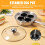 Stainless Steel Egg Poacher Pot 4-Cup Induction Compatible 6