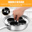 Stainless Steel Egg Poacher Pot 4-Cup Induction Compatible 7