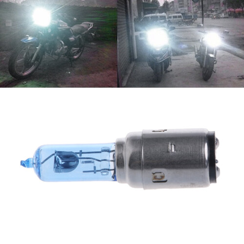 Estone Motorcycle Headlight Bulb DC 12V 35W BA20D Xenon 1