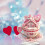 Valentine's Day Acrylic Cupcake Plaques Pink 5-Pack 6