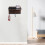 Wooden Wall-Mounted Key and Mail Holder with Hooks 8