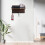 Wooden Wall-Mounted Key and Mail Holder with Hooks 6