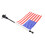 Motorcycle Flagpole Mount Outdoor Flag Holder with Base 3