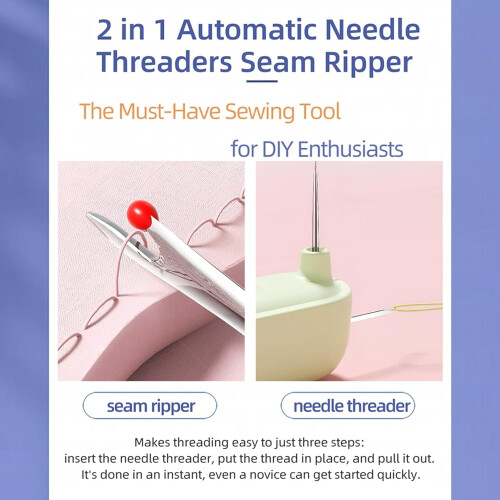 Automatic Needle Threader for Sewing Machines Yellow 2