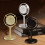 Retro Style Condenser Microphone Prop Classic Mic Vintage Microphone Model 4