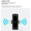 Microfone Lavalier Sem Fio com 4 Microfones Receptor com Cancelamento de Ruído, Microfone  Portátil para Gravação de Áudio e Vídeo 3