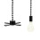 Ceiling Fan Pull Chain Extension 12 inches Black 3