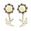 Vintage Sparrow Dangle Ear Tunnels White 16mm 2