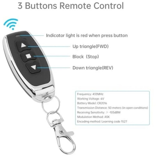 DC12V-72V/30A Waterproof Wireless Remote Forward Reverse  Linear Actuator Manual Remote Dual Control  Parts