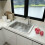 White PVC Shower Water Stopper Strip 1M 3