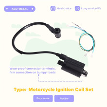 Motorcycle Ignition Coil Set Ignition Coil High Voltage Pack for CB350 CL350 SL350 CB360T