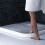 White PVC Shower Water Stopper Strip 1M 5