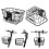 Electric Scooter Basket Solid Metal Front Mount 2