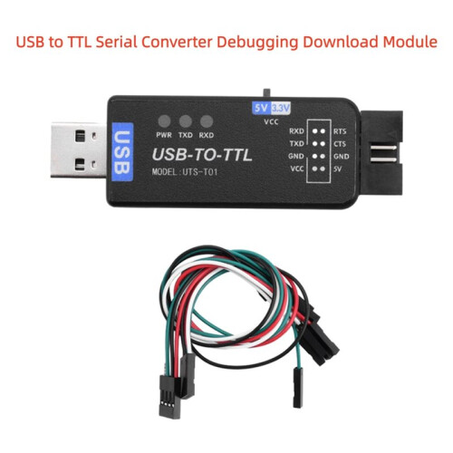 USB Naar TTL Seriële Converter Debugging Download Module CH343G Chip USB-TYPE-C Interface, UART Debugging Download Adapter 2