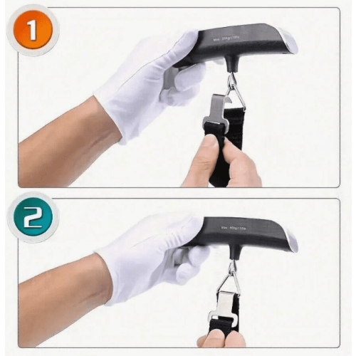 Digital Luggage Scale Durable Compact LCD Ergonomic Handle 2