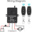 10A 5V-48V  Motor Wireless Forward Reverse Remote Control  Actuator Controller Winch Solenoid Relay Contactor 2