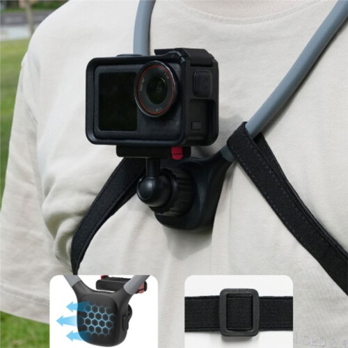 360 Rotation Neck Mount Holder for  13 Action Camera Support Horizontal Vertical Camera Accessories 2