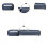 Pool Cue Bag Anti-Scratch Organizer with Blue Design 6