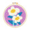 Punch Needle Embroidery Starter Kit with Hoop and 2