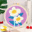 Punch Needle Embroidery Kit Flower Design 8 inch 3