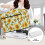 Sunflower Musical Note Sewing Machine Cover with Handle for 6