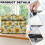 Sunflower Musical Note Sewing Machine Cover with Handle for 7