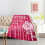 Pink Rose Print Soft Throw Blanket 50x60 inches 6