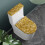 Polyester toilet seat protector with gold texture and 3