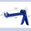 Caulking Gun Deep Navy Blue 10:1 Thrust Ratio No-Drip 2