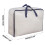 Clear Zippered Comforter Storage Bag 105L 27.6x19.7x11.8 in 3