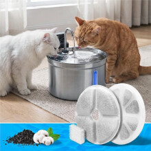 Katze Wasserbrunnenfilter & Pumpe Filter-Schwämme für FEELNEEDY FN-W08L/FN-W06 Haustier Wasserbrunnen Spender 12+12